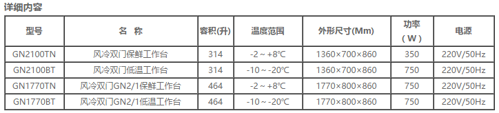 欧款双门平台雪柜