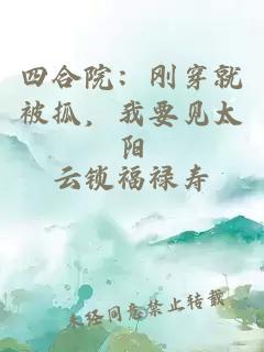 四合院：刚穿就被抓，我要见太阳