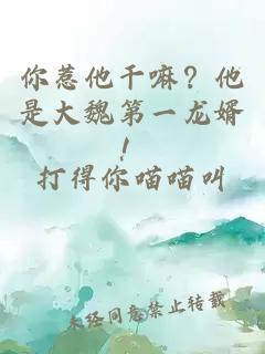 你惹他干嘛?他是大魏第一龙婿!