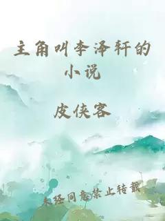 主角叫李泽轩的小说