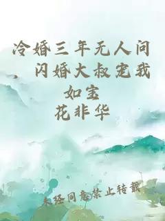 冷婚三年无人问，闪婚大叔宠我如宝