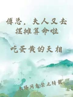 傅总，夫人又去摆摊算命啦