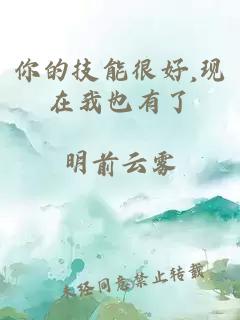 你的技能很好,现在我也有了