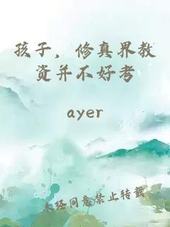 孩子,修真界教资并不好考