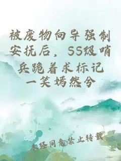 被废物向导强制安抚后，SS级哨兵跪着求标记