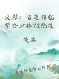 火影：当迈特凯学会少林72绝技