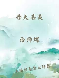 吾夫甚美