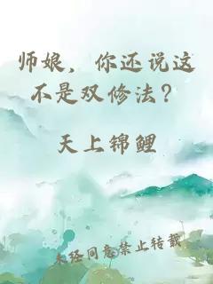 师娘,你还说这不是双修法?