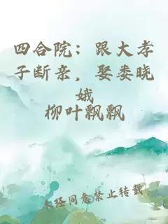 四合院:跟大孝子断亲,娶娄晓娥