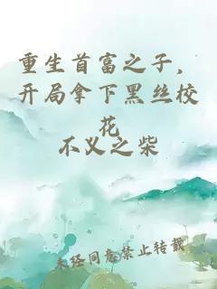 重生首富之子,开局拿下黑丝校花