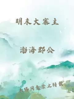 明末大寨主