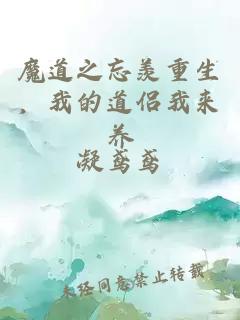 魔道之忘羡重生，我的道侣我来养