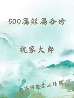 500篇短篇合诱