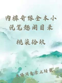 内裤奇缘全本小说笔趣阁目录